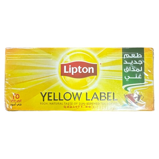 [K437] TE LIPTON YELLOW LAVEL 25 PAQ 2G