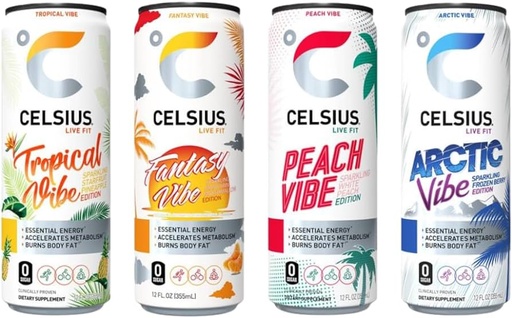 [K462] CELSIUS VARIADOS 355ML