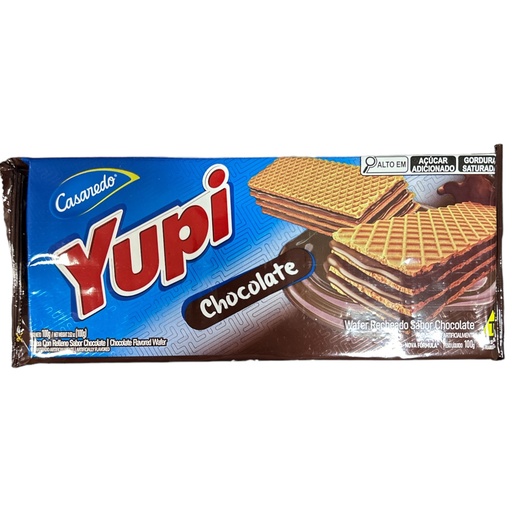 [K488] GALLETA WAFER YUPI CHOCOLATE 100GR