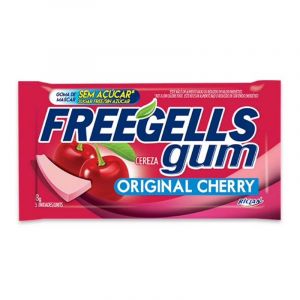 [K2527] CHICLE FREEGELLS CEREZA 8GR