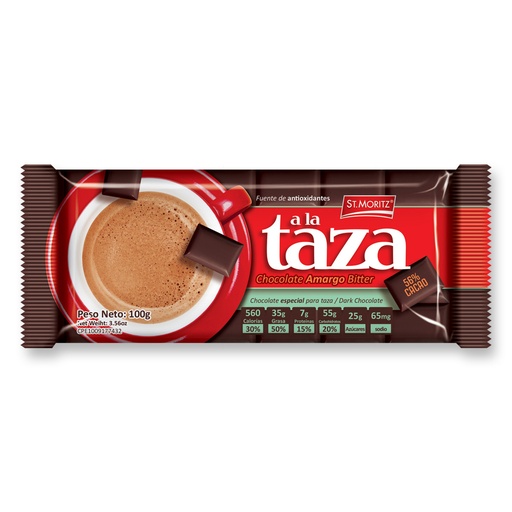[K516] CHOCOLATE A LA TAZA 56% ST MORITZ 100GR