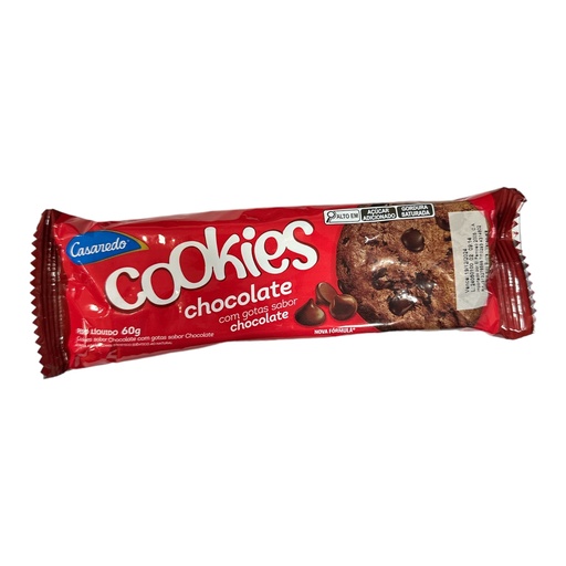 [K544] GALLETA COOKIES CHOCOLATE CASAREDO 60R