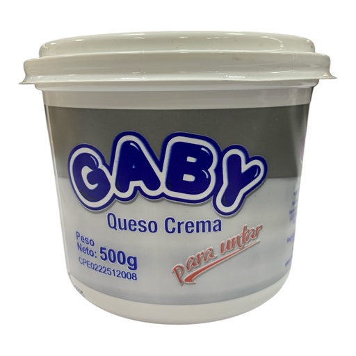 [K545] QUESO CREMA GABY 500GR