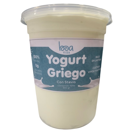 [K0314] YOGURT GRIEGO C/ STEVIA 900GR BOA VIDA