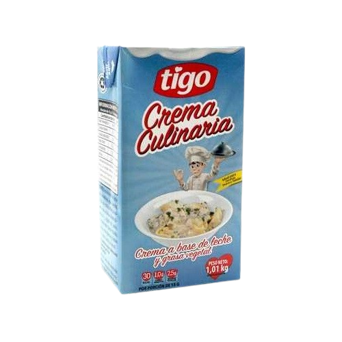 [K679] CREMA DE LECHE CULINARIA  TIGO 1.01 KG