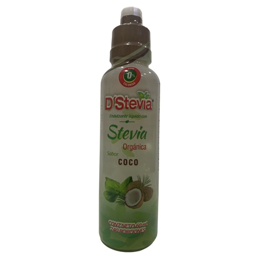 [K702] STEVIA LIQUIDA D´STEVIA COCO 60ML