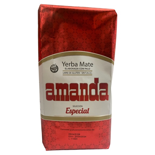 [K766] YERBA MATE ESPECIAL AMANDA 500GR