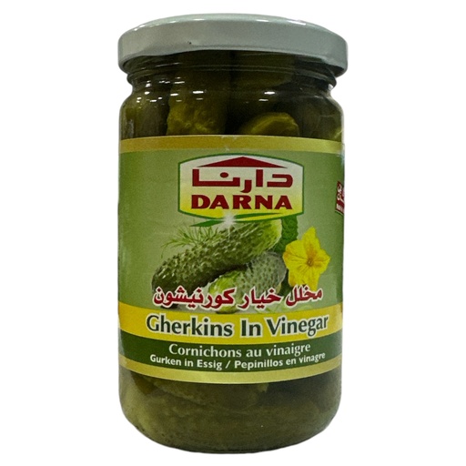 [K786] ENCURTIDO GHERKINS DARNA 370GR (MINI PEPINOS)