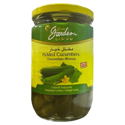 [K792] ENCURTIDO DE PEPINO PICKLED CUCUMBERS GOLD GARDEN 660GR