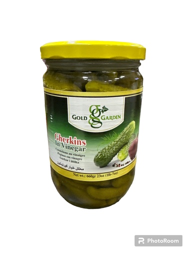 [K804] ENCURTIDO MINI PEPINOS GHERKINS DARNA 660GR