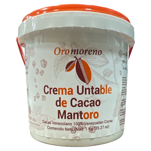 [K814] CREMA UNTABLE DE CACAO MANTORO 1KG