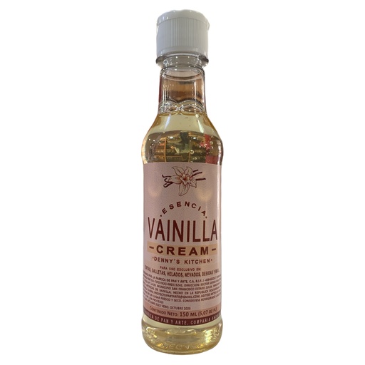 [K2540] ESENCIA DE VAINILLA OSCURA Y BLANCA 150 ML DENNYS KITCHEN
