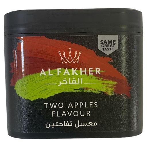 [K828] ESENCIA AL FAKHER DOBLE MANZANA BLACK 250 GR