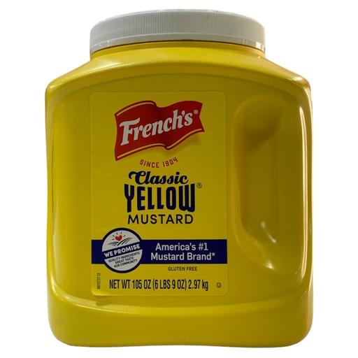 [K903] FRENCHS YELLOW MUSTARD 2.97KG