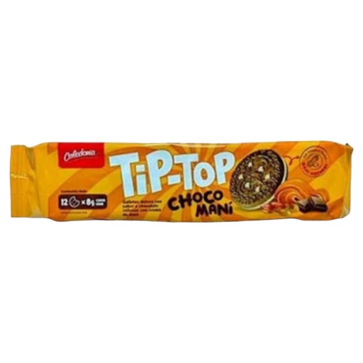 [K930] GALLETA TIP TOP CHOCO MANI 80 GR