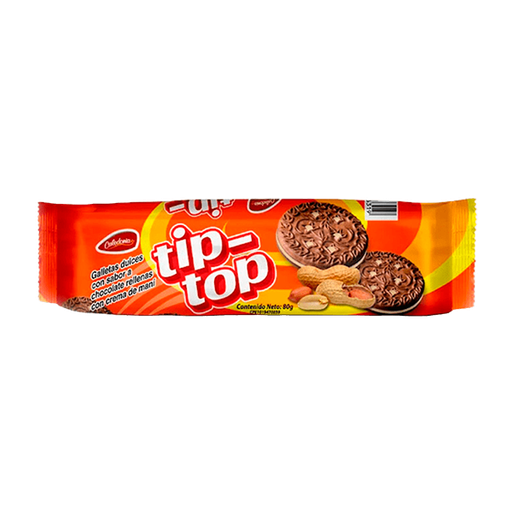 [K934] GALLETA TIP TOP DE MANI 80 GR