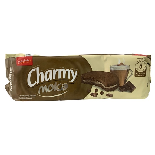 [K939] GALLETAS CHARMY MOKA 192GR