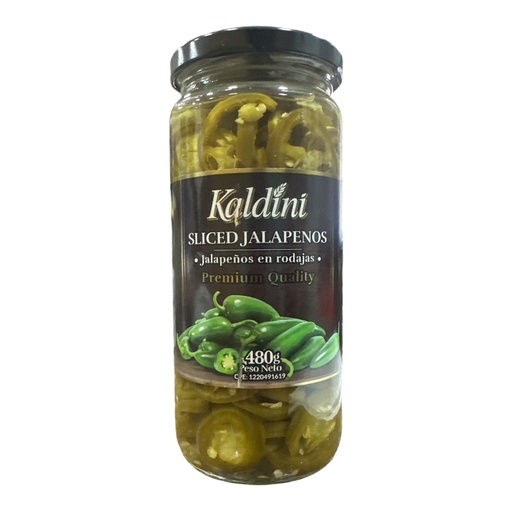 [K947] JALAPENO EN RODAJAS KALDINI 480GR