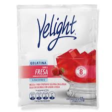 [K1003] GELATINA YELIGHT DE FRESA 12GR