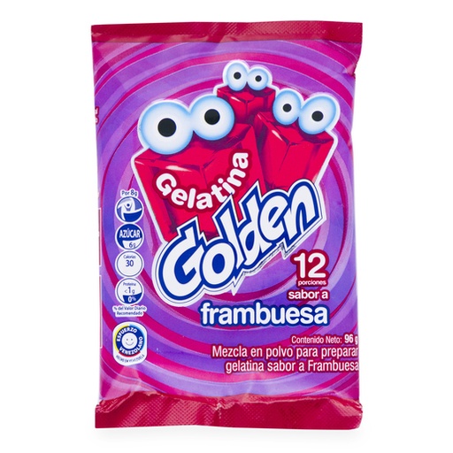 [K1016] GOLDEN GELATINA DE UVA Y FRAMBUESA 96 GR