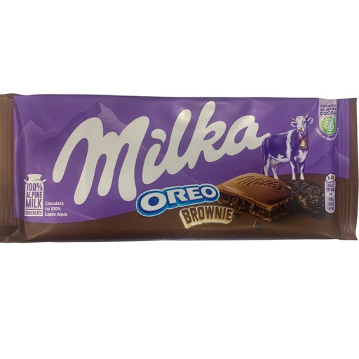 [K1025] CHOCOLATE OREO BROWNIE MILKA 100 GR