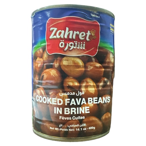 [K1067] HABAS EN LATA ZAHRET 400GR