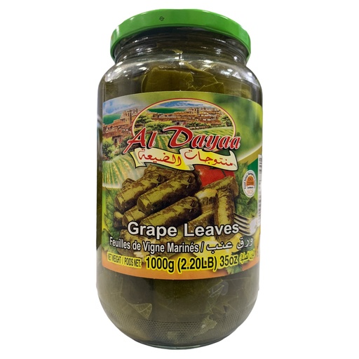 [K1137] HOJAS DE UVA - GRAPE LEAVES AL DAYAA 1000G