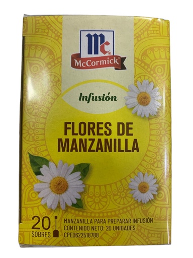 [K1171] INFU. TE MANZANILLA 20 SOB
