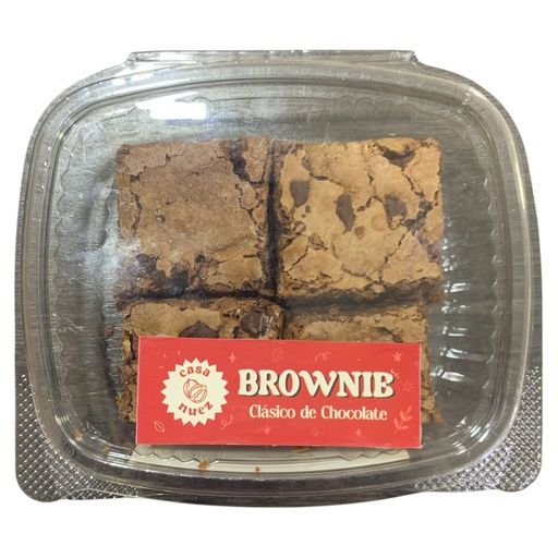 [K1208] BROWNIE CLASICO DE CHOCOLATE X BANDEJA