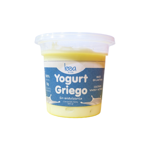 [K1233] YOGURT GRIEGO SIN ENDULZANTE 500GR BOA VIDA