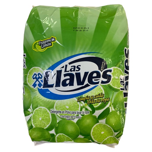 [K1292] LAS LLAVES DETERGENTE DE LIMON 900 GR