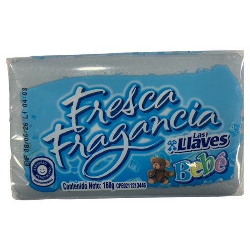 [K1295] LAS LLAVES JABON FF BEBE 160 GR