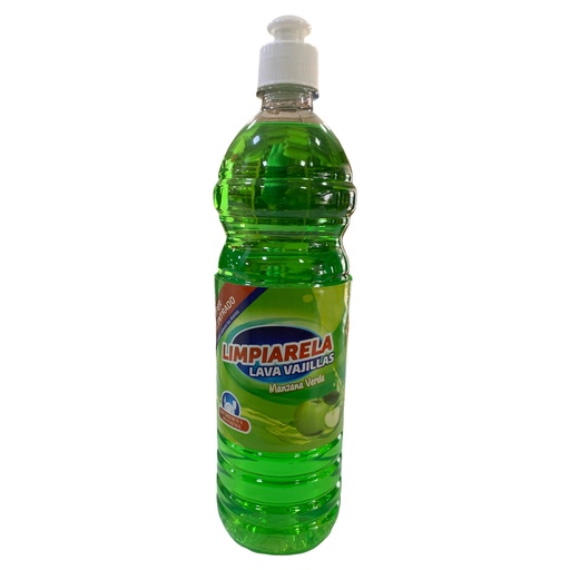LAVA VAJILLAS MANZANA VERDE LIMPIARELA 1L