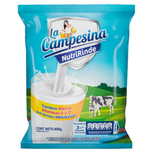 [K1351] LECHE LA CAMPESINA NUTRIRINDE 400 GR
