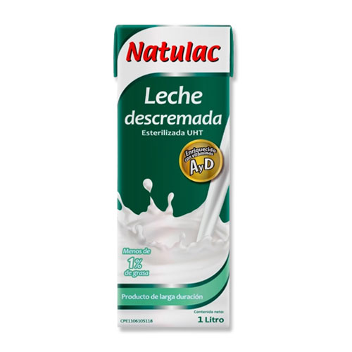 [K1353] LECHE LIQUIDA DESCREMADA NATULAC