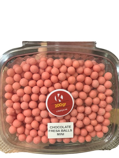[K1414] CHOCOLATE FRESA BALLS MINI KRON X KG