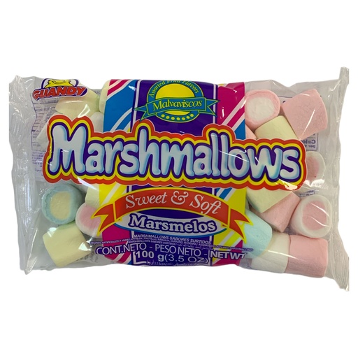 [K1507] MARSHMALLOWS MULTICOLOR  100 GR