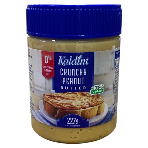 [K1529] MANTEQUILLA DE MANI CRUJIENTE 227GR KALDINI