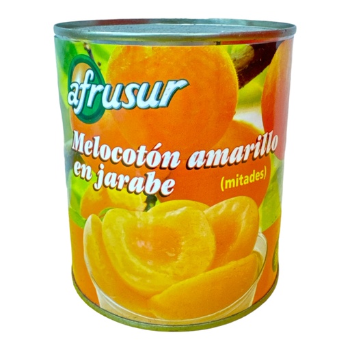 [K1549] MELOCOTON AMARILLO EN JARABE AFROSUR 820GR