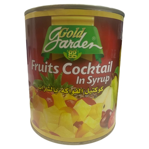 [K1556] FRUITS COCKTAIL IN SYRUP GOLD GARDEN 820GR
