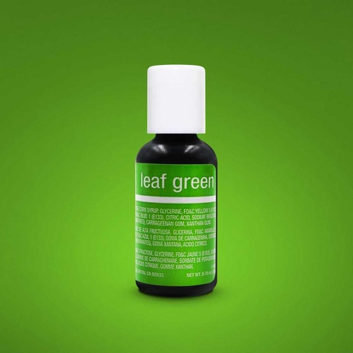 [K1619] COLORANTE EN GEL VERDE-LEAF GREEN CHEFMASTER 20GR