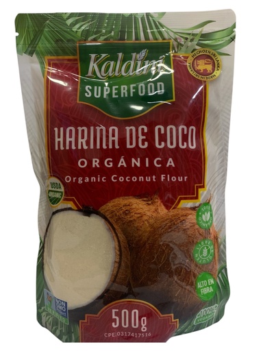 [K1628] HARINA DE COCO KALDINI 500 GR