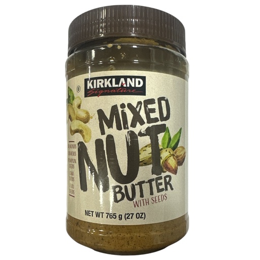 [K1630] MIXED NUT BUTTER KIRKLAND CREMA DE MANI MIXTO 765 G