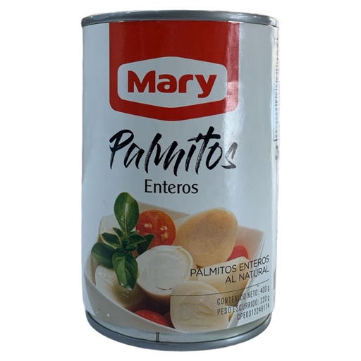[K1756] PALMITO ENTEROS MARY 400GR