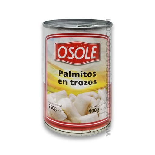 [K1759] PALMITOS EN TROZOS OSOLE 400 GR