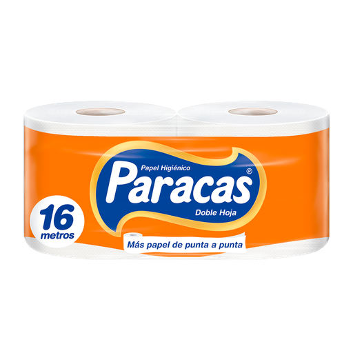 [K1802] PAPEL HIGIENICO PARACAS NARANJA 150 HOJAS (PACK 2 ROLLOS)
