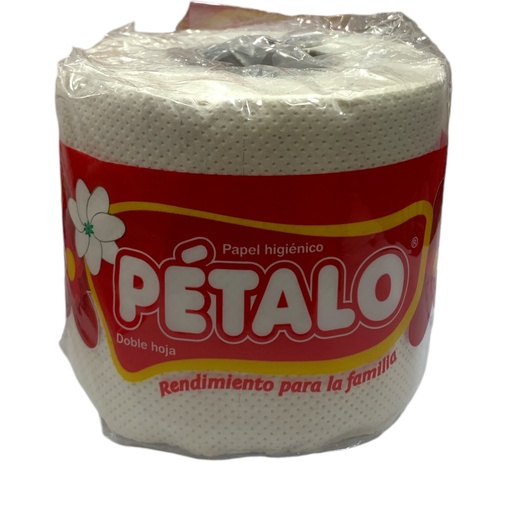 [K1805] PAPEL HIGIENICO PETALO 130 HOJAS DOBLES (PACK 1 ROLLO)