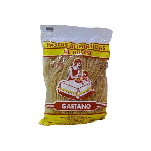 PASTA ALIMENTICIAS AL HUEVO FIDEOS GAETANO 250GR