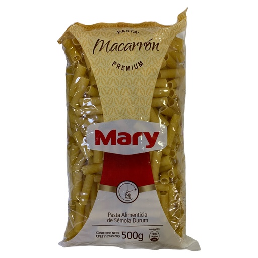 [K1844] PASTA MARY MACARRON PREMIUM 500 GR