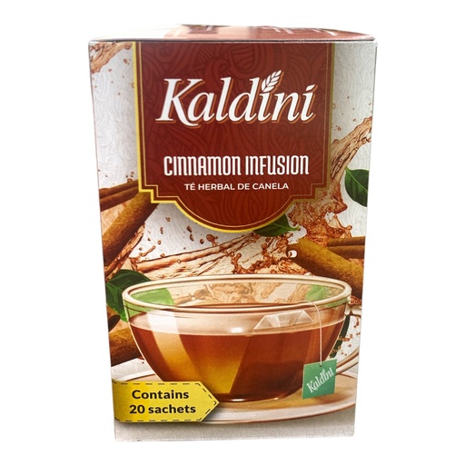 [K1854] TE HERBAL DE CANELA-CINNAMON INFUSION KALDINI 20 SOBRES
